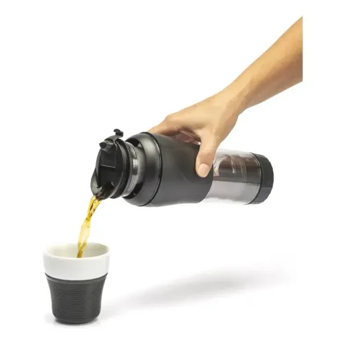 Cafeteira PRESSCA PORTÁTIL 350ML MARROM E PRETA