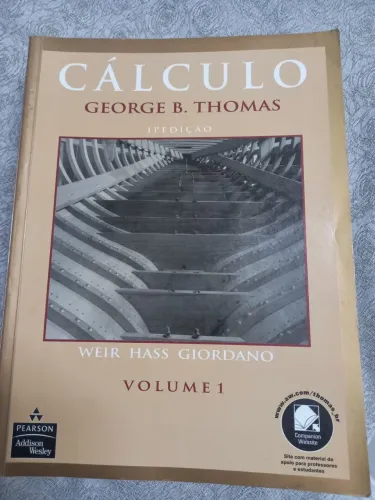 Livro: Cálculo Volume 1 Autor: George B. Thomas 