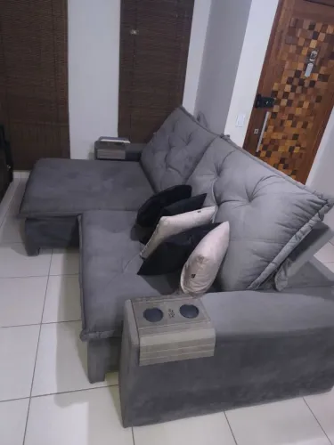 Sofá (retirar - não entrego) medida 2.90 de comprimento / 1.20 de altura /- aberto 1.80
