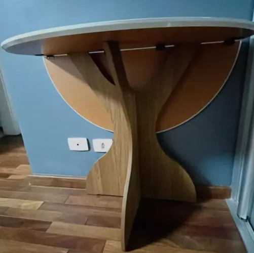 Mesa dobrável redonda 