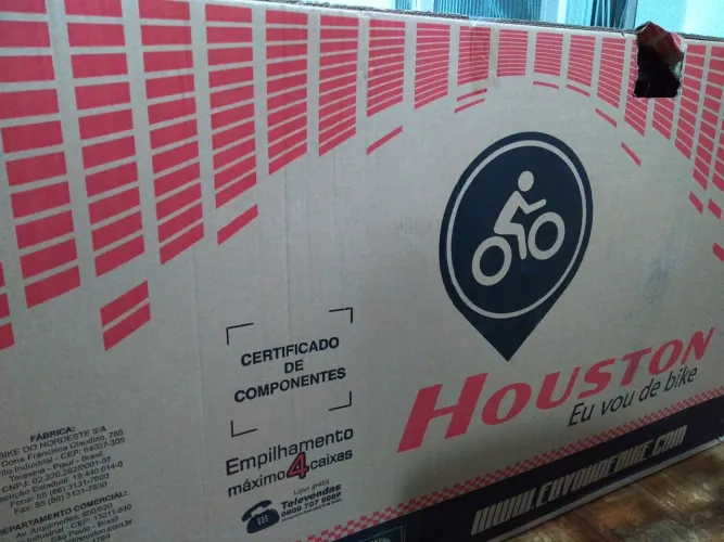 Bicicleta Super Forte Houston Contrapedal Nova na Caixa Lacrada Com NF