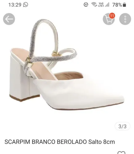 Sapato feminino scarpin