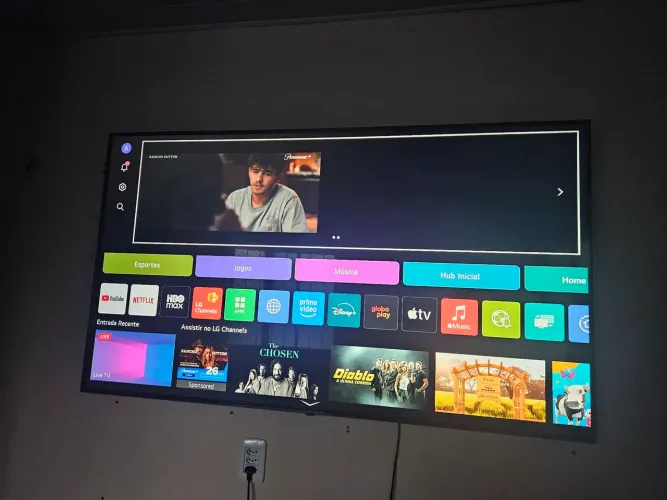Smart TV LG NanoCell 65NANO77SRA de 65 polegadas
