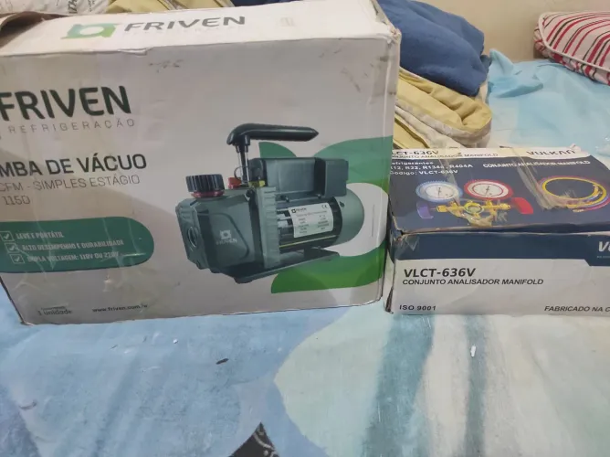 Kit completo para instalação de ar e reparo