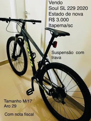Bicicleta SOUL SL 229 - estado de nova