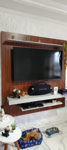 Painel tv ripado 3D