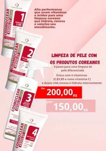 Limpeza de pele Coreana 