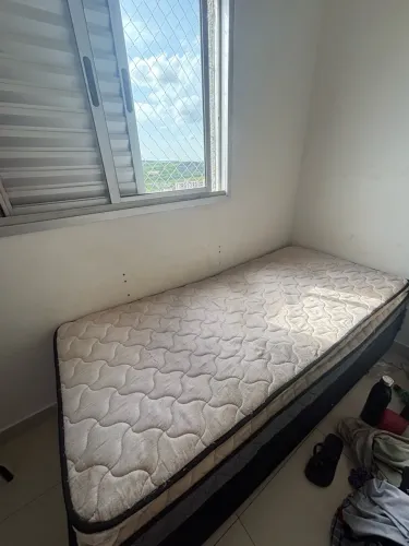Cama Box Baú Solteiro + Colchão D33