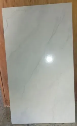 Revestimento Parede Cerâmico Delta Retificado 30x54 Branco Marmorizado - 24 unidades Nova