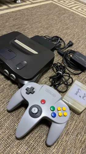 Nintendo 64 completo - Analógico do controle com folga