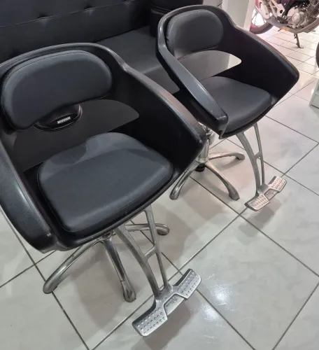 2 cadeiras para salão dompel 