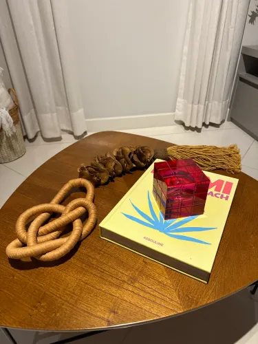 Cubo decorativo rosa 