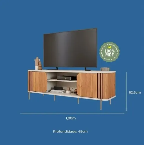 Bancada Chicago 100% MDF - Permobili