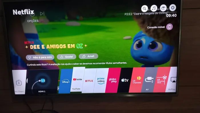 TV LG 65 polegadas com defeito | ideal para técnico ou retirada de peças