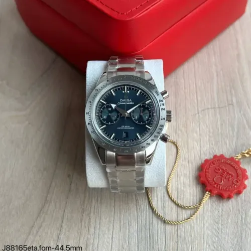 Relógio ÔMEGA  SPEED MASTER - ETA S/c - Prateada Pulseira / Fundo Preto