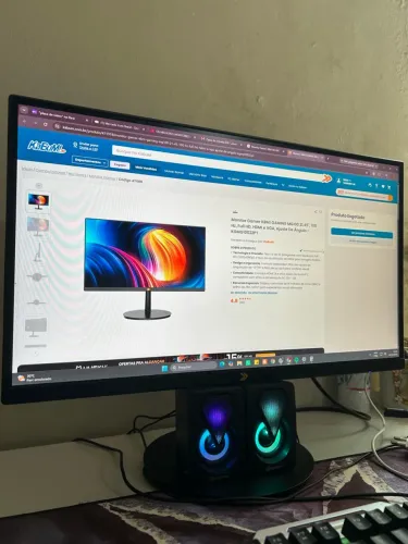 MONITOR GAMER KBM - MG100 21.45 - 100Hz, Full HD, HDMI E VGA