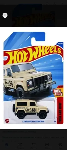 Hotwheels Land Rover Defender 90 bege
