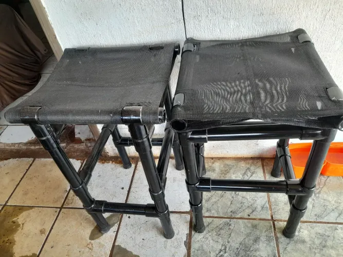 Banquetas de PVC reforçadas $40