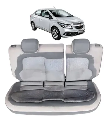 Jogo Banco Traseiro Chevrolet Prisma 1.0 Lt 2014 (usado) Preto