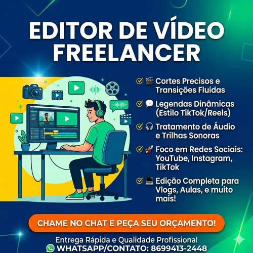 Editor de vídeo(freelancer)