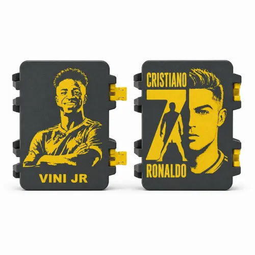 Porta figurinhas copa 2026 Fifa, neymar, vini Jr, CR7, Messi
