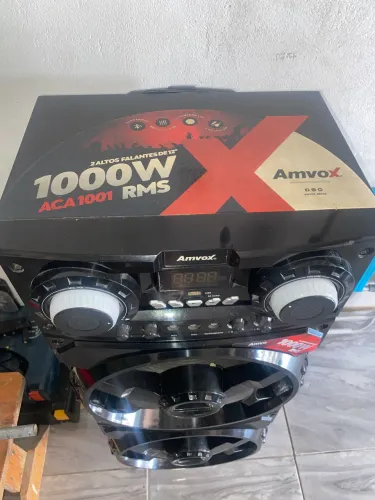CAIXA DE SOM AMVOX 1000W