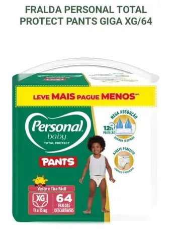 Fralda personalizada XG