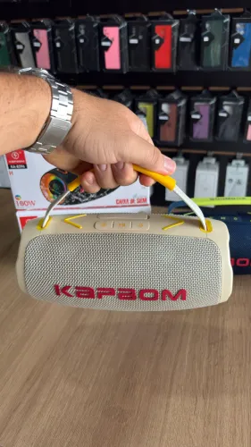 Caixa de Som Kapbom Bombox 100W com Proteção IPX5
