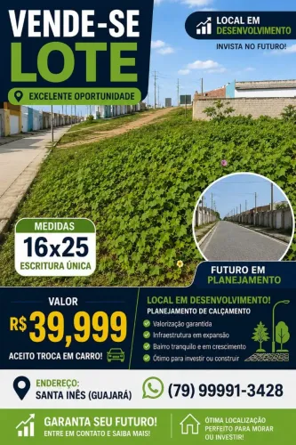 Terreno no Santa Inês (Guajará,aceito proposta)