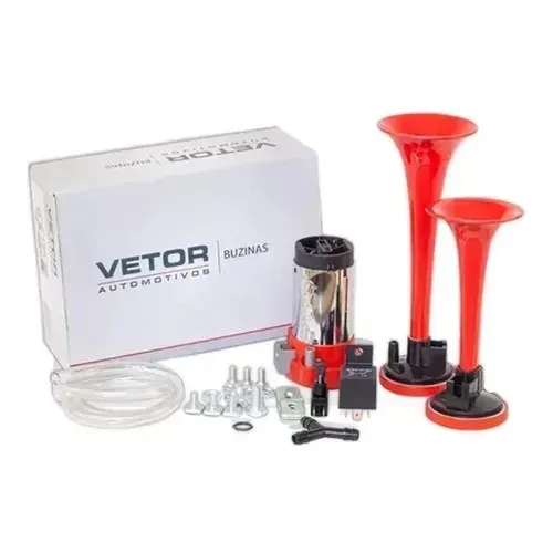 Achadinho da Shopee! Buzina 2 Cornetas 12V - Kit Completo com Compressor e Mangueira