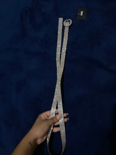 Cinto Strass Prata