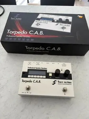 PEDAL TWO NOTES TORPEDO CAB SIMULADOR GABINETE 