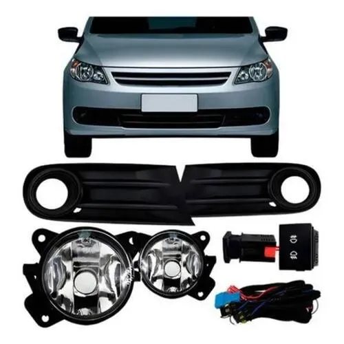 Kit farol de milha Gol GV Voyage Saveiro c/lâmpadas