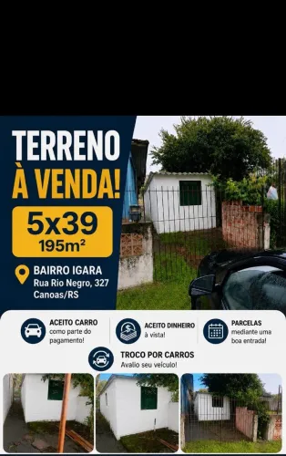 terreno com casa IGARA 
