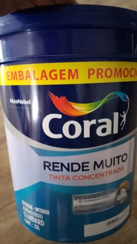 4 baldes tinta coral rende muito 20 litros 