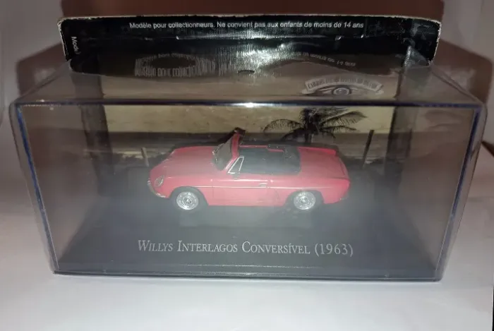 Miniatura Willys Interlagos Conversível 1963