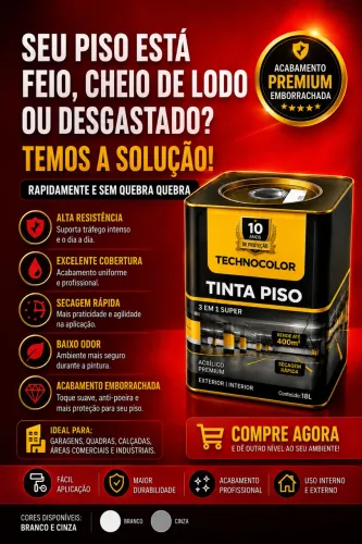 Tintas emborrachadas technocolor
