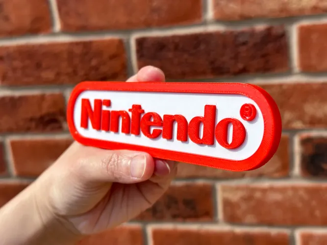 Logotipo Nintendo decoração
