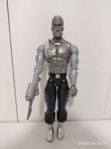 Boneco Android Vilão Psycho Max Steel Modelo 2008.