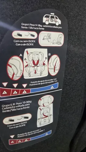 Vendo cadeirinha de BB para automóvel 