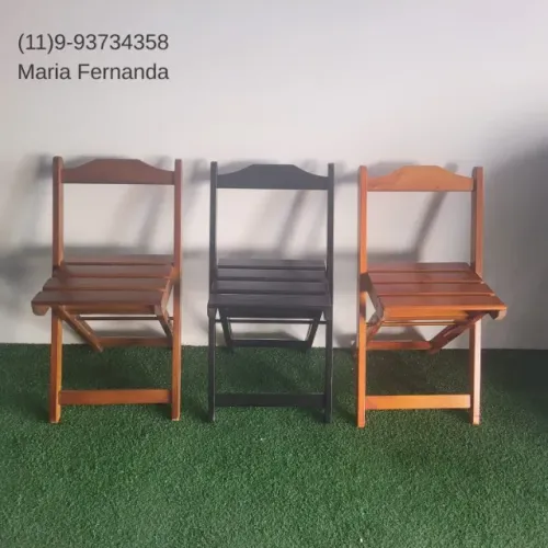 Cadeira dobravel madeira