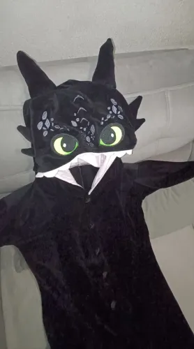 Kigurumi/Pijama/Fantasia do personagem Banguela da animação Como Treinar seu Dragão<br>