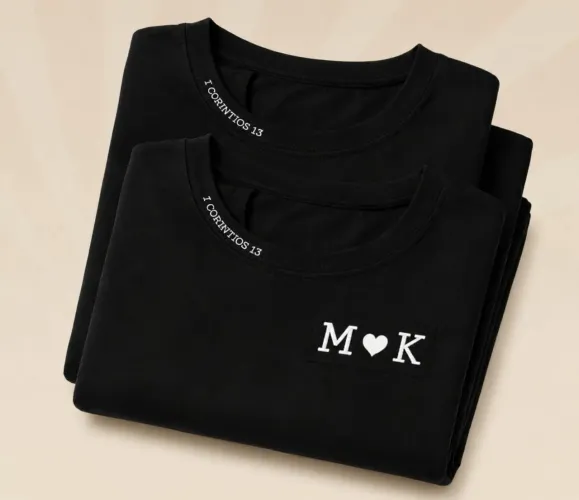 Camisas personalizadas dia dos namorados