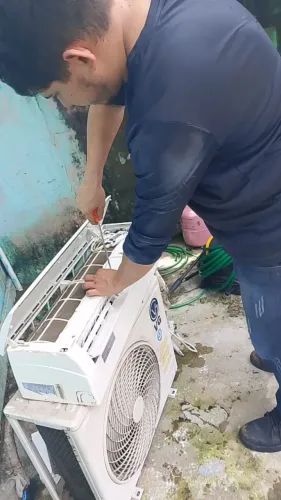 Limpeza de ar condicionado split e instalação *>2226<*