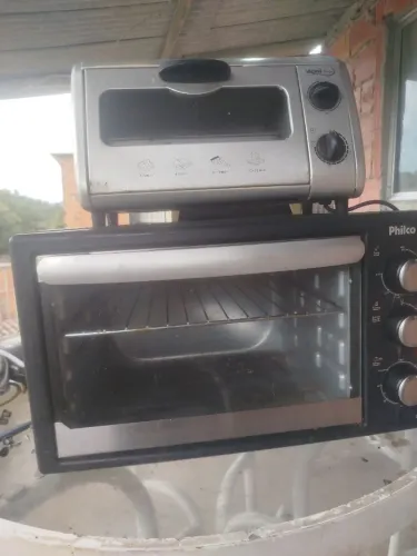 Forninho e forno elétrico funcionando perfeitamente os 2