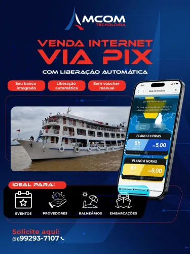 Internet para eventos ou marítima