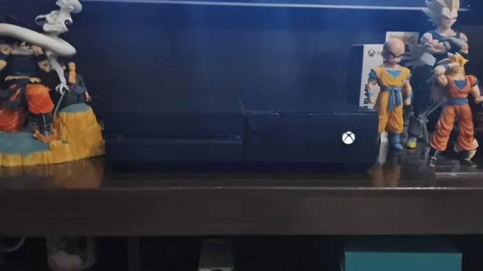 Xbox one fat com controle carbon Black original, aceito placa de vídeo na troca