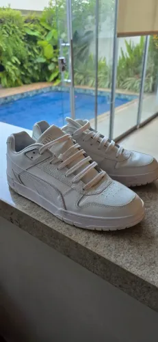Tênis Puma RBD Game Low BDP Unissex Branco Usado em Excelente estado.