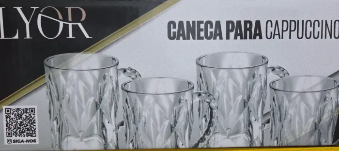 Kit Canecas para Capuccino Lyor