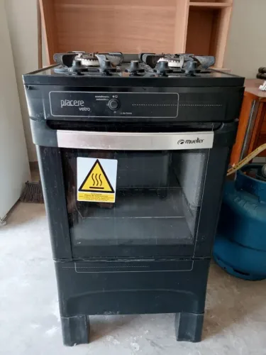 Vendo fogão 4 bocas mesa de vidro